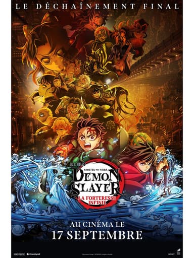 Poster du film Demon Slayer: Kimetsu no Yaiba La Forteresse Infinie Film 1