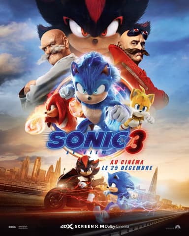 Poster du film Sonic 3 - le film